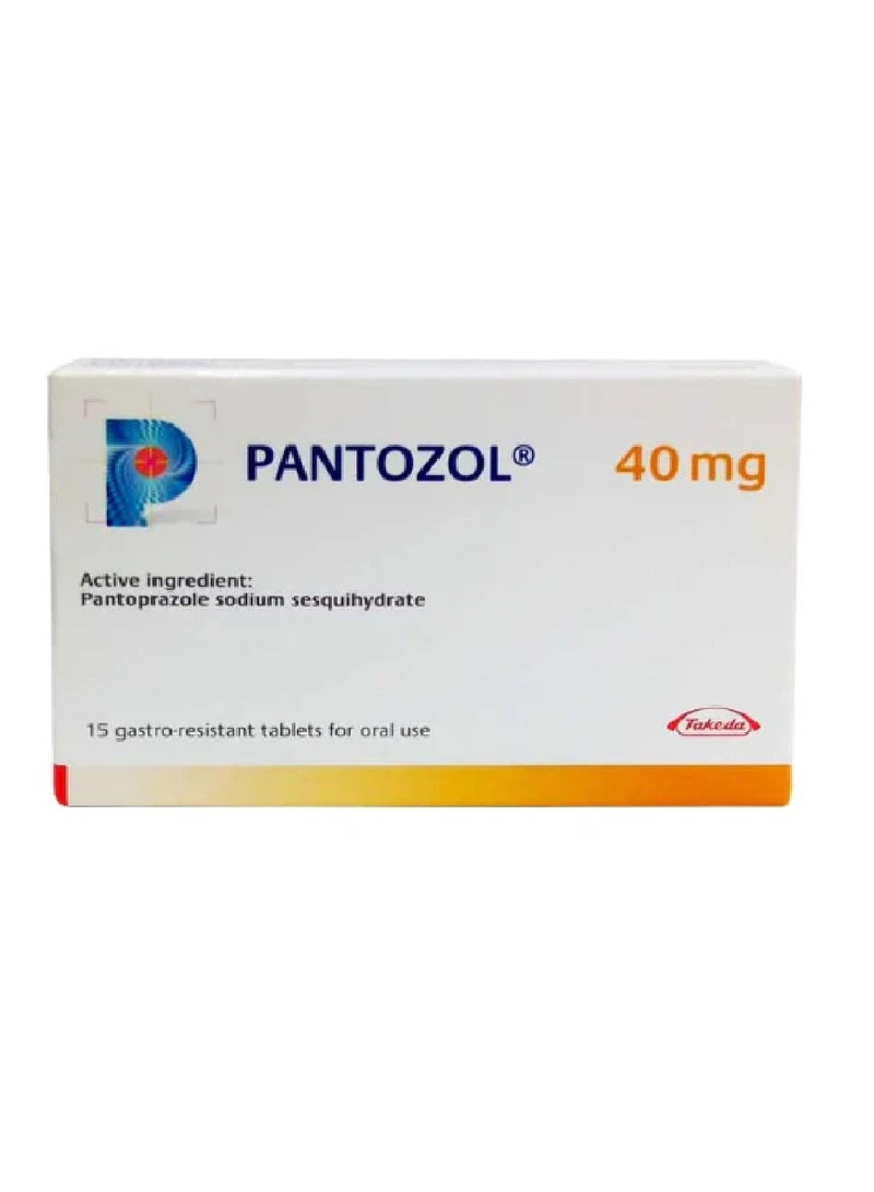 PANTOZOL Pantoprazole 40Mg 15 Tablets 