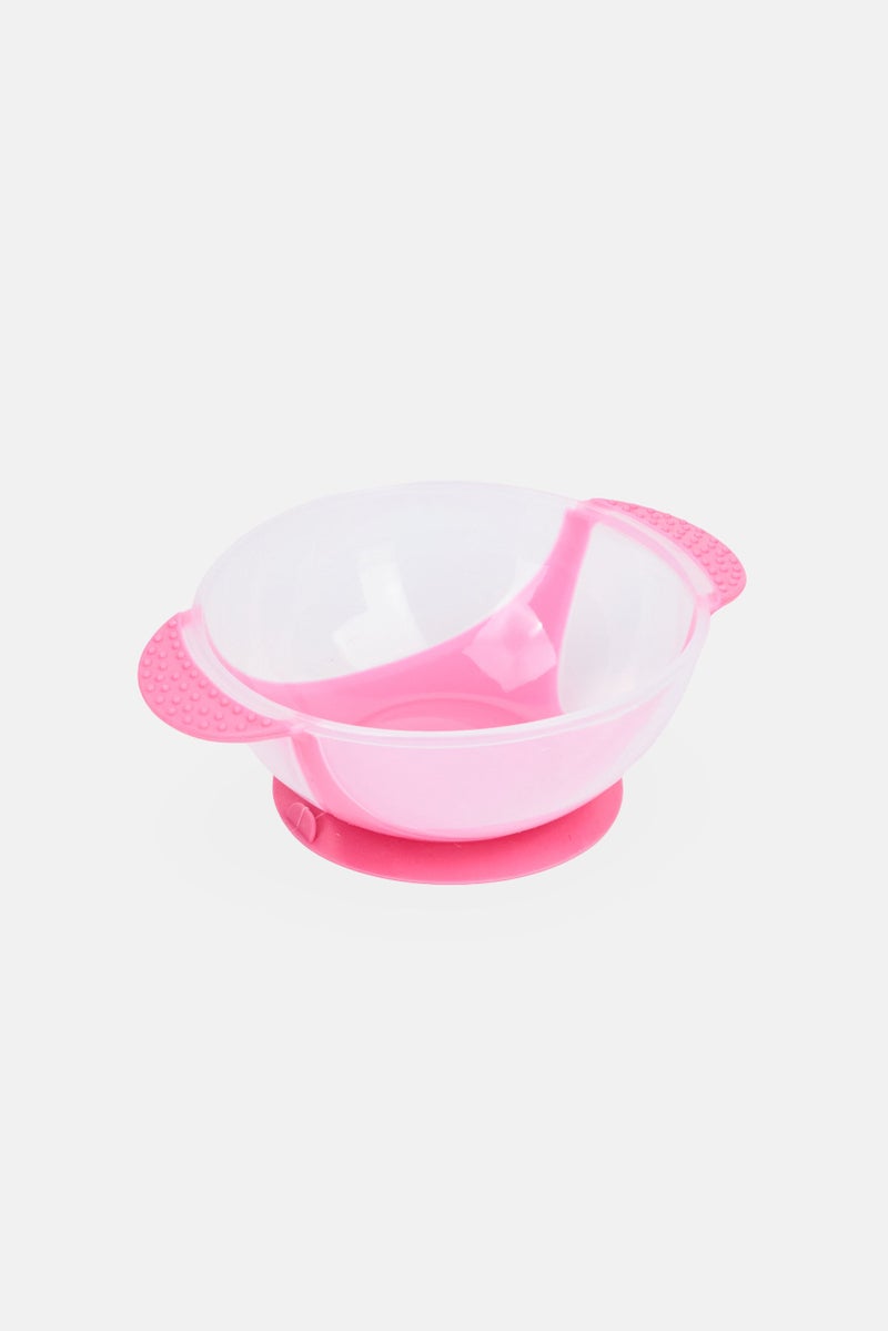Safety 1st Toddlers Girl Anti-Slip Suction Bowl, Pink - Image 1