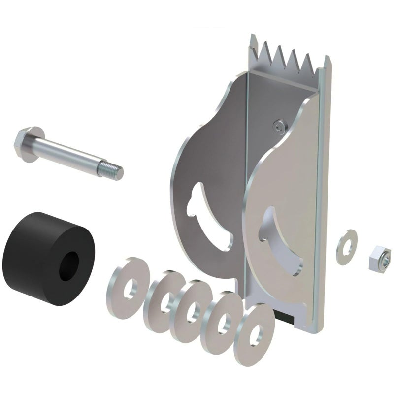 Non Slip Ladder Feet Pads Replacement Shoes with Metal Bracket and Hardware for Lasting Support - Image 2