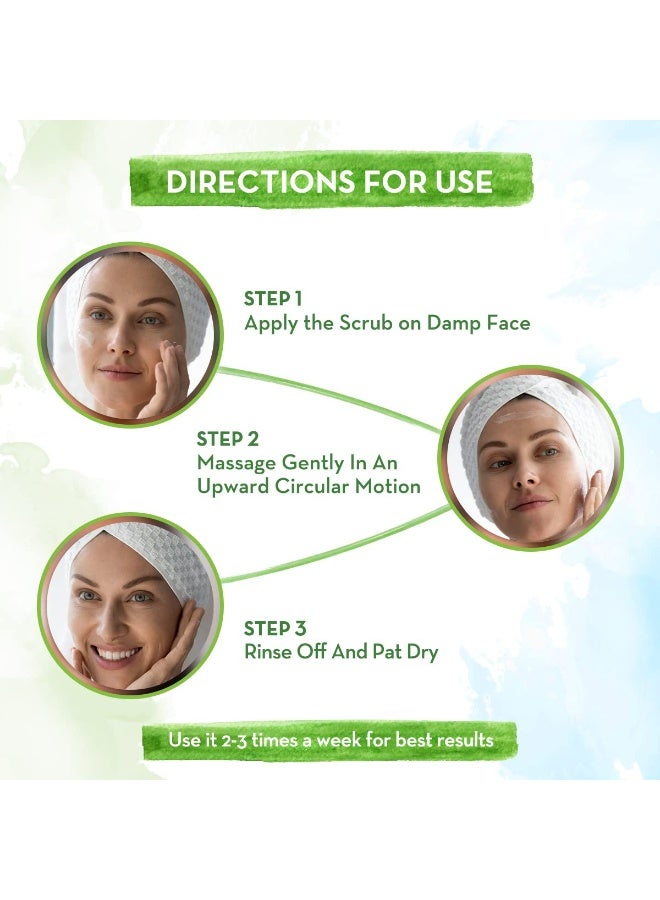 Mamaearth Rice Face Scrub for Glowing Skin, With Rice Water & Niacinamide for Glass Skin - 100 g - Image 5