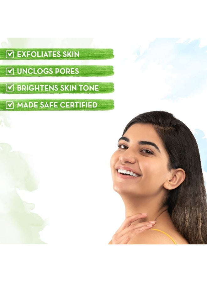 Mamaearth Rice Face Scrub for Glowing Skin, With Rice Water & Niacinamide for Glass Skin - 100 g - Image 3