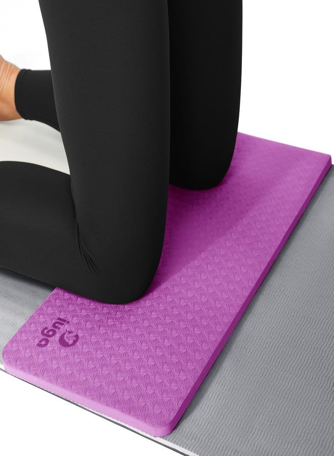 IUGA Yoga Knee Pads Cushion Non-Slip Knee Mat for Elbows Wrist Pain in Yoga Planks Floor Exercises Portable Extra-thick Cushioning - Image 1