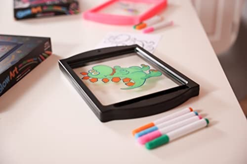 Marvin's Magic Marvins Magic Glow Art LED Doodle Board for Children Light Up Drawing Pad with Glow in The Dark Colouring Pens Battery Powered Magic Drawing Tablet Light Up Tracing Pad Suitable for 5 - Image 5