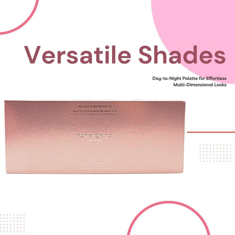PATRICK TA Major Dimension III Matte Eyeshadow Palette - Image 4