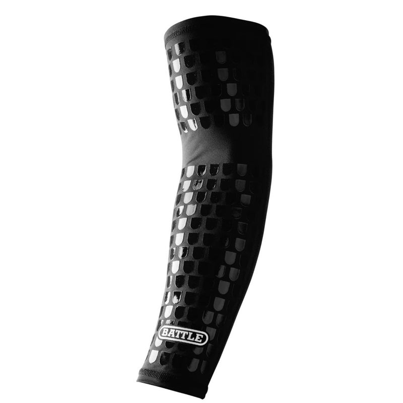 Battle UltraStick Full Arm Sleeve Compression Support Sleeves with UltraTack Grip Forearm and Elbow Protection Single