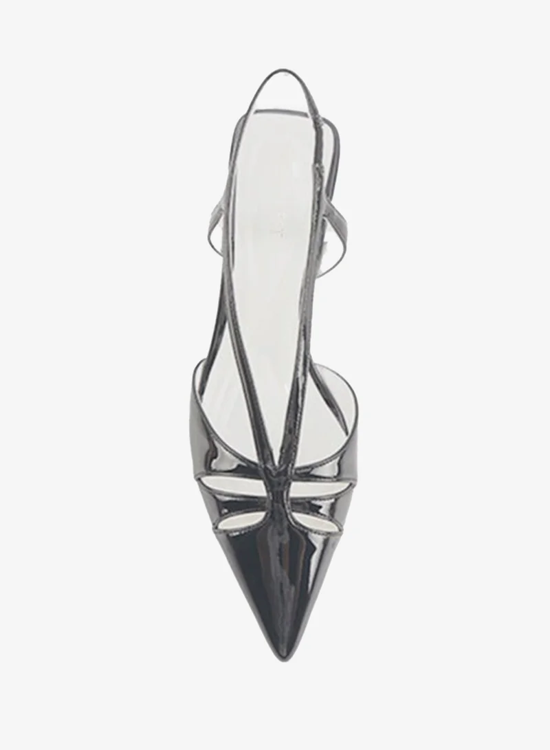 NINE WEST  TUNMERA Glossy Slingback Pumps for Women | Best Price UAE