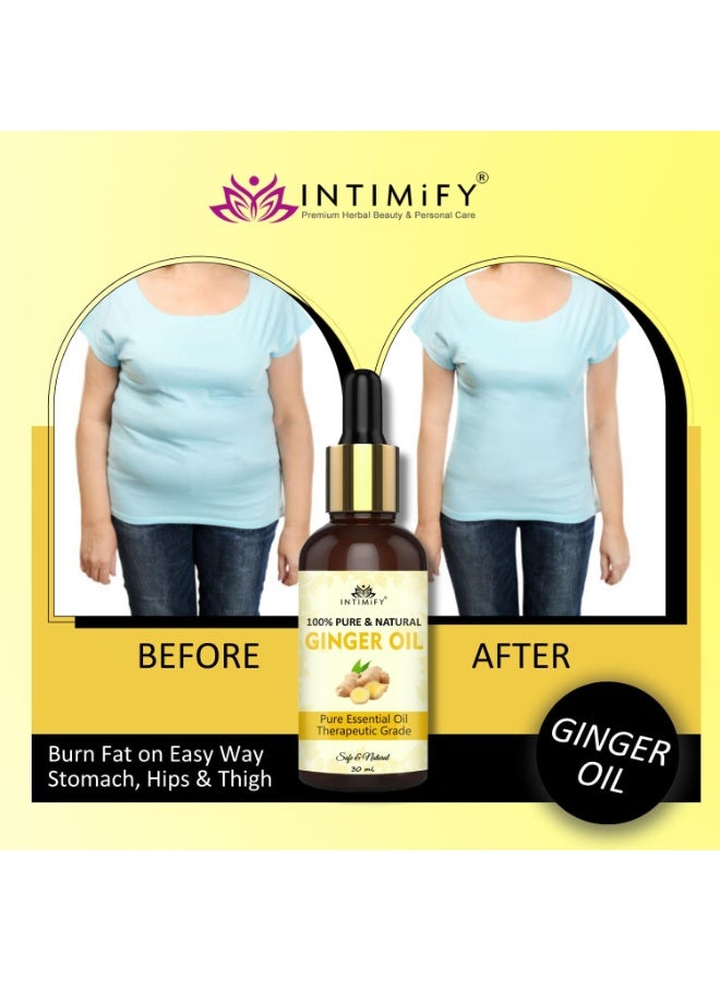 INTIMIFY زيت الزنجبيل من إنتيميفاي لإنقاص الوزن ودهون البطن، زيت لإنقاص الوزن للنساء والرجال (30 مل) - Image 2