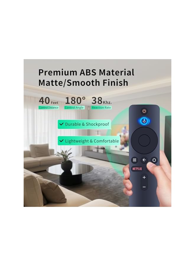 TIGER XMRM-006 Voice Remote Control Replacement suit for Xiaomi Mi Box Stick XMRM-006 Smart TV Box(Black) - Image 4