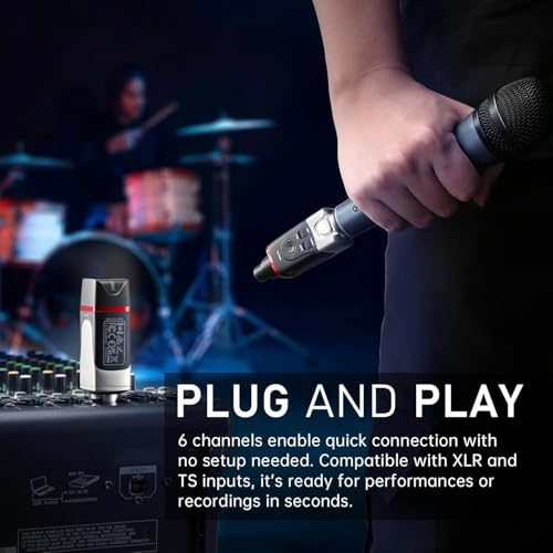 Xvive U35D Wireless Microphone System 5.8GHz (2 Transmitter and 2 Receiver) - Image 4