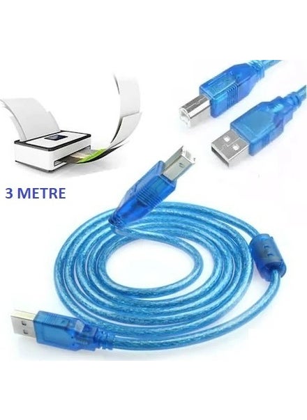 Compaxe - USB Printer Printer Cable 3m - Image 1