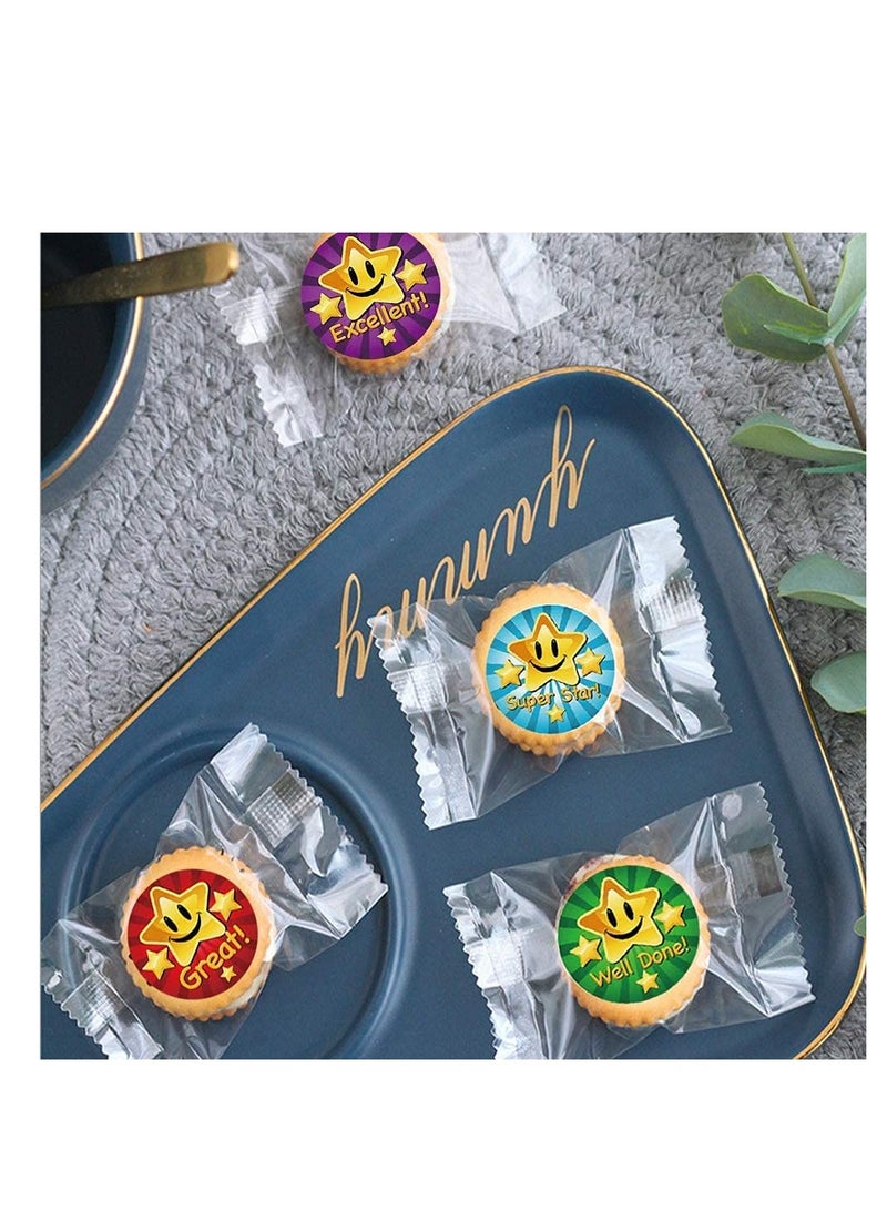 Excefore Reward Stickers for Teachers 6 rolls 3000pcs Star Reward Stickers Roll for Kids Teacher Adults Parents Classroom School Work Study Training Award Gifts，Motivational Stickers - Image 4