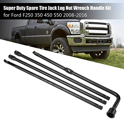 Ejoyous Spare Tire Tool Kit, Spare Tire Jack Handle Wheel Lug Nut Wrench Release Repair Replacement Tool Set with Portable Carrying Bag Fit for F250 350 450 550 2008-2016 - Image 2