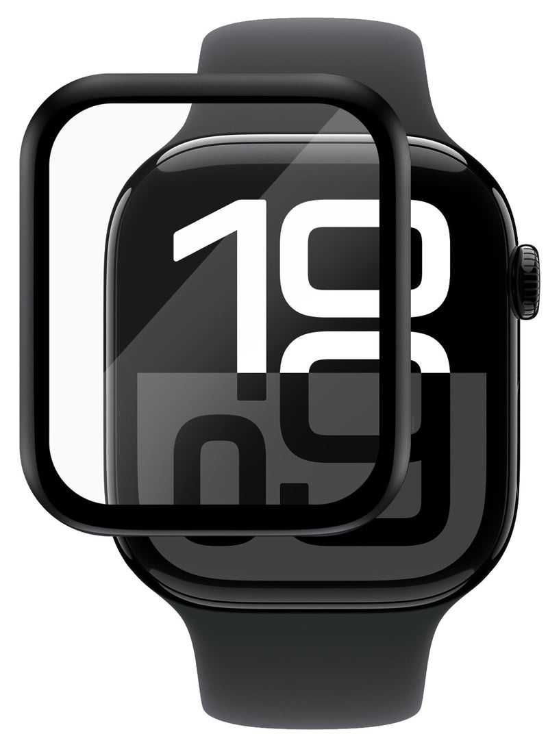 CATANES 3-Pack Tempered Glass Screen Protector for Apple Watch 46mm Series 10 – 9H Anti-Scratch Ultra-Thin Protective Film Cover Clear Color - Image 5