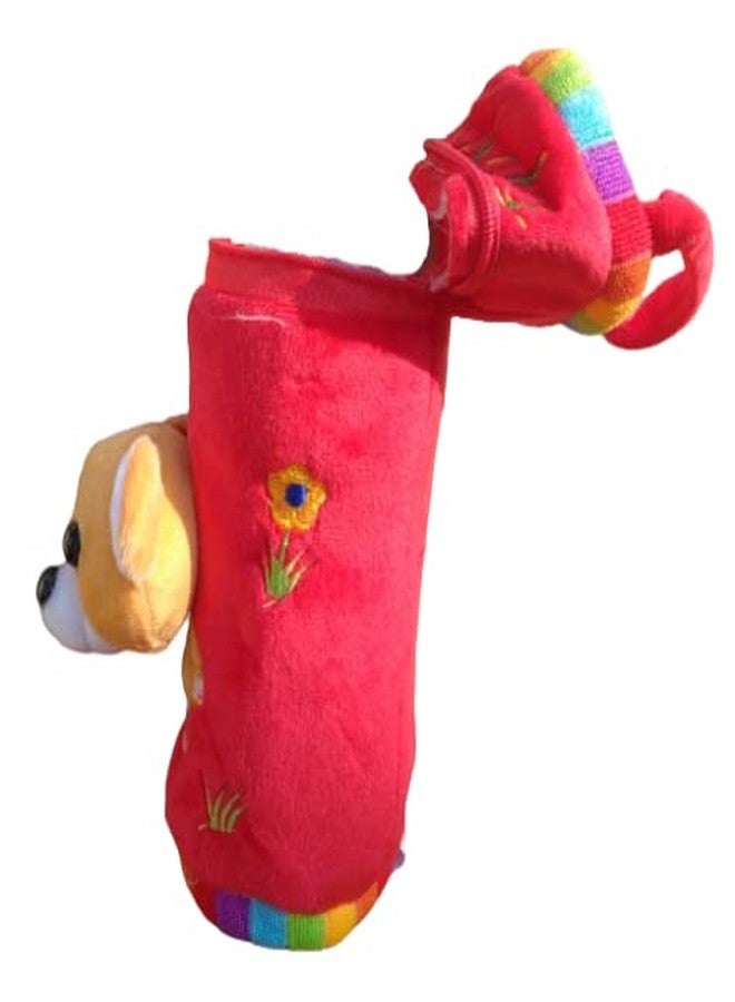 Lappu Baby Cute Velvet Milk Feeding Bottle Cover for 240ml, 250,ml, 260ml -Pack of 3 (Multicolor_6) - Image 3