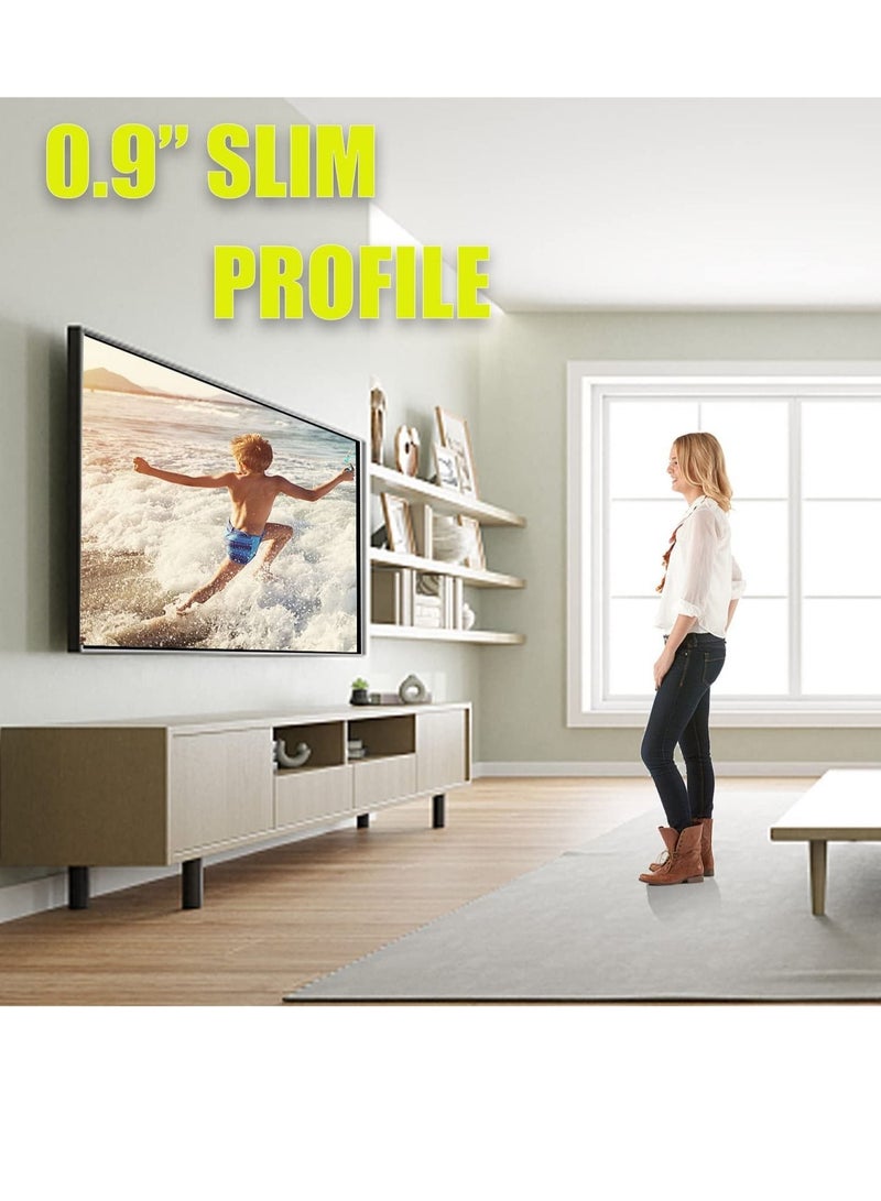 TV Wall Mount Bracket Fixed for Most 26”-65” LED, OLED 4K Flat Screen TVs, Low Profile TV Mount Holds up to 132lbs VESA 400X400mm - Image 2