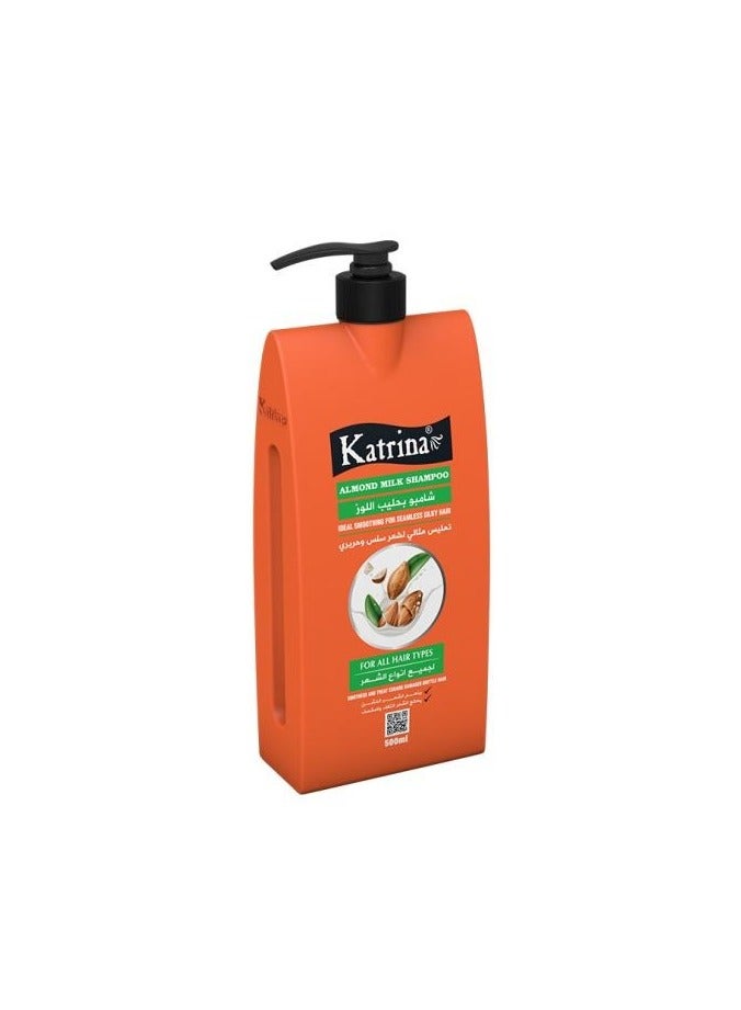 Katrina Shampoo With Almond Milk - Natural Softness And Healthy Shine 500ml