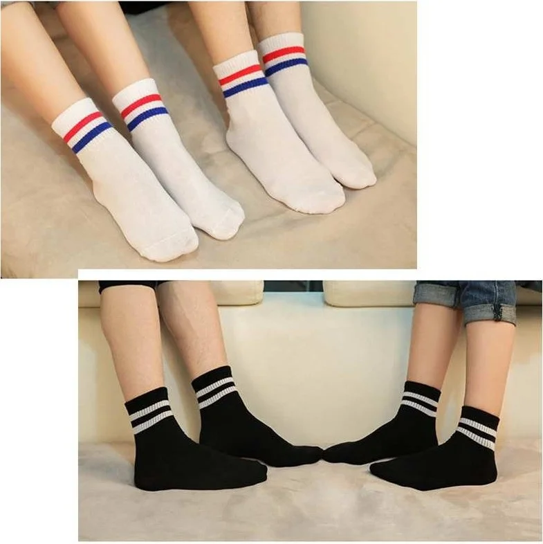 Bgk Unisex College Circle Patterned Socks 6 Pieces