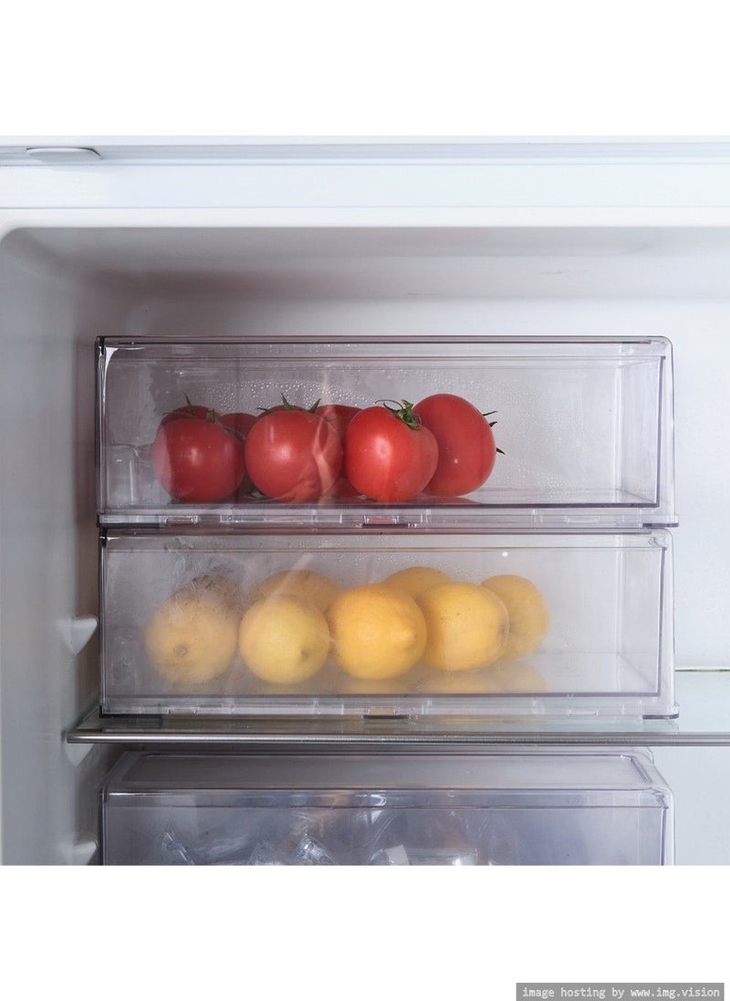 Homesmiths Homesmiths Stackable Storage Drawer Clear 33.7 x 12 x 11 cm  - Image 3