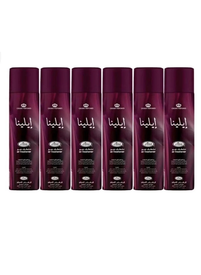 Al Rehab Elena Air Freshener 300 ml 6 pieces 