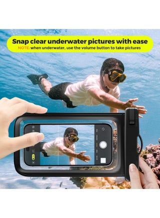 Waterproof Phone Pouch, 1 Pack IPX8 Waterproof Phone Case for Swimming, Underwater Phone Case for iPhones, Samsung, Huawei, Honor and all Other SmartPhones - view 3