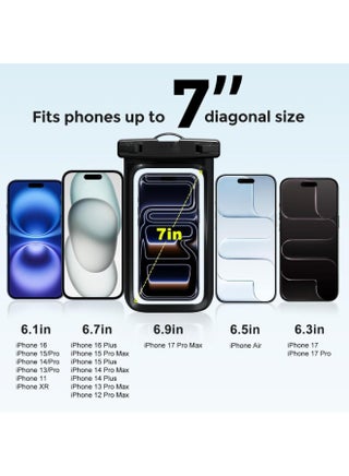 Waterproof Phone Pouch, 1 Pack IPX8 Waterproof Phone Case for Swimming, Underwater Phone Case for iPhones, Samsung, Huawei, Honor and all Other SmartPhones - view 4