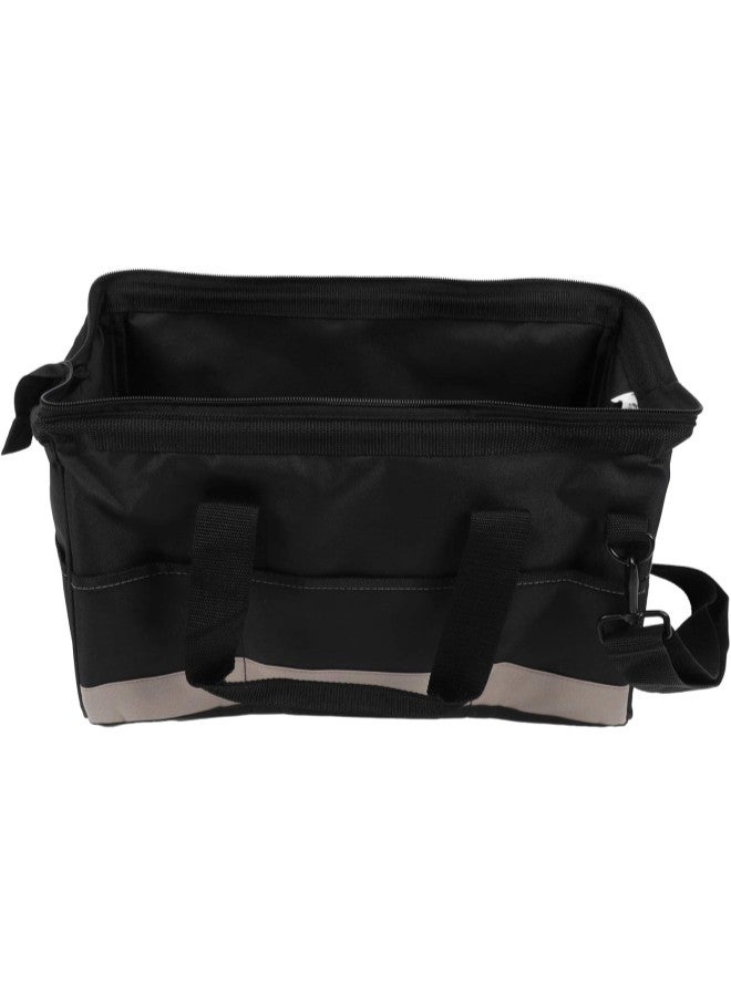 klarako Garden Tote Storage Bag with 22 Pockets Garden Tool Organizer for Indoor and Outdoor Gardening Black + Khaki  - Image 2