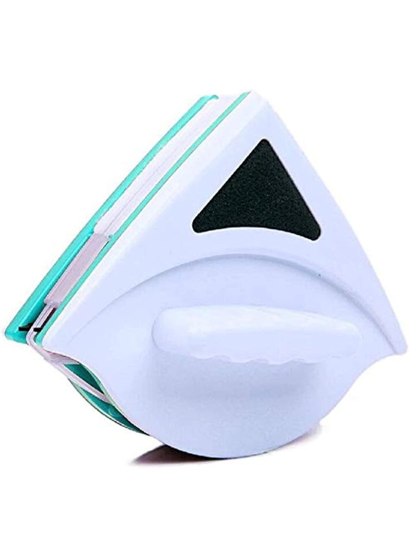 فرشاة تنظيف زجاج منزلية مغناطيسية بسماكة 5-12 ملم/ ماسحة زجاج مزدوجة تعمل على الوجهين مفيدة لتنظيف الاسطح الزجاجية من ادوات التنظيف المنزلية - Image 1