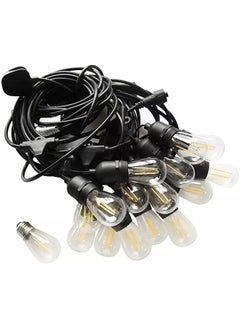 RATSAW Outdoor String Lights 10m Waterproof S14 LED String 10 Lights with Bulbs Grade Patio Lights Warm White  - Image 4