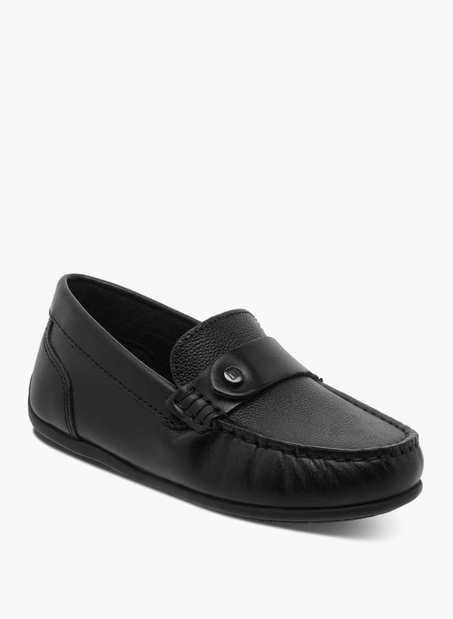 Mister Duchini Boys Textured Slip-On Moccasins - Image 2