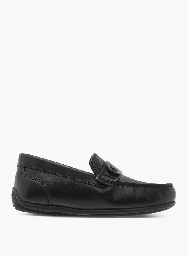 Mister Duchini Boys Textured Slip-On Moccasins - Image 3