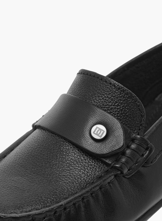 Mister Duchini Boys Textured Slip-On Moccasins - Image 4