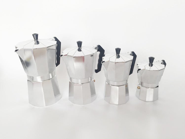 Moka Pot Octagonal Aluminum Moka Pot Coffee Pot Italian Moka Pot Boiled Concentrated Coffee Pot - Image 5