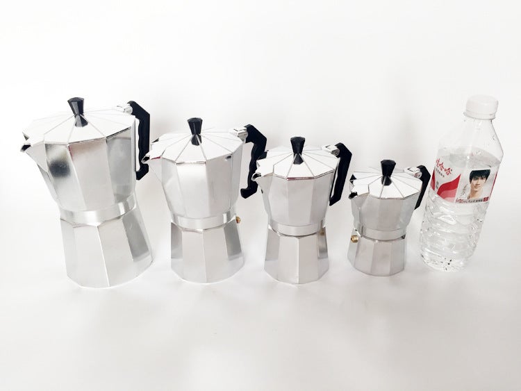 Moka Pot Octagonal Aluminum Moka Pot Coffee Pot Italian Moka Pot Boiled Concentrated Coffee Pot - Image 4