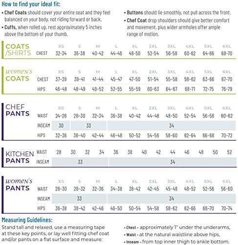 Uncommon Threads womens Baggy 2 Inch Chefs Pants, Chalk Stripe, Medium US - Image 5