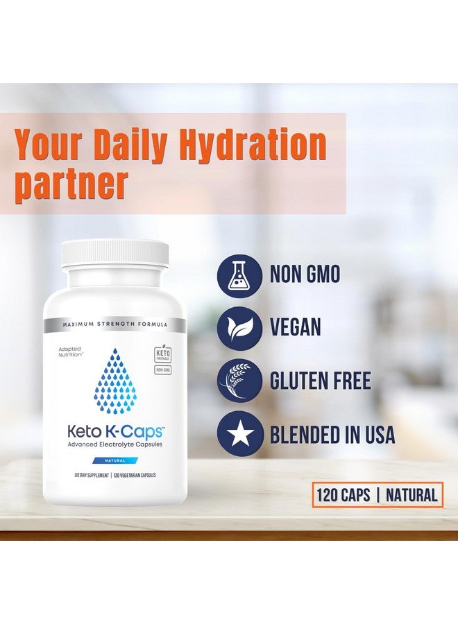 Hi-Lyte Keto K-Caps Electrolyte Capsules | Keto Approved Electrolyte Supplement | Hydrate Fast & Beat Leg Cramps | 700mg Potassium, Sodium, Magnesium | No Maltodextrin | 120 Caps - Image 4