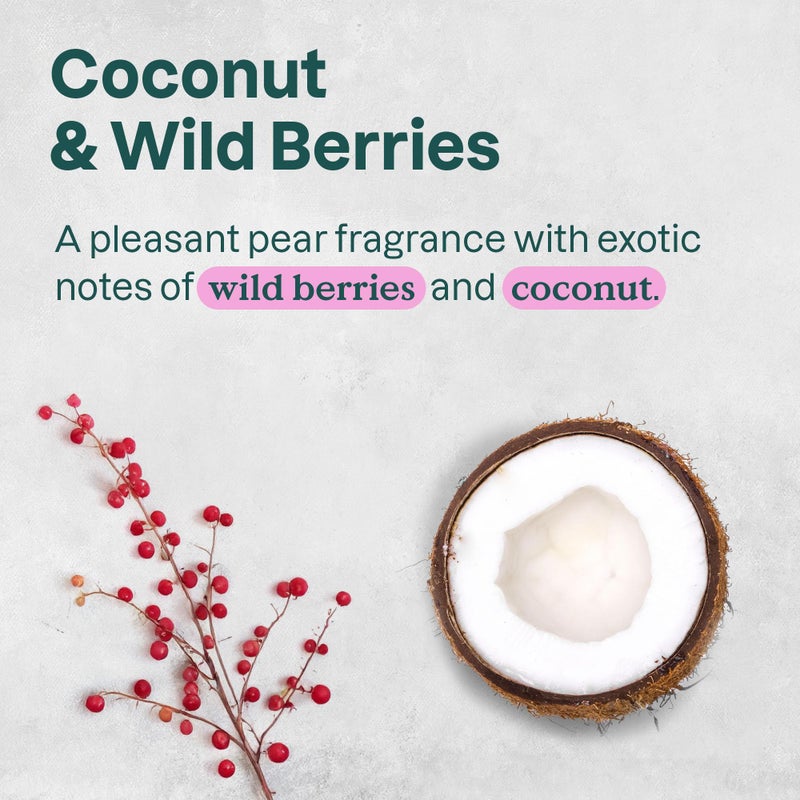 ATTITUDE Body Wash, EWG Verified Shower Gel, Dermatologically Tested, Plant and Mineral-Based, Vegan Personal Care Products, Coconut & Wild Berries Scent, 16 Fl Oz - Image 5