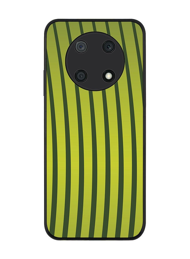 Stylizedd Rugged Black edge case for Huawei nova Y90 Slim fit Soft Case Flexible Rubber Edges Anti Drop TPU Gel Thin Cover - Grassy Blades - Image 1