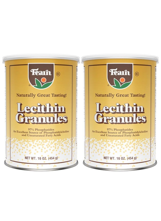 Fearn - Natural Foods Soy Lecithin Granules - Fat Emulsifier With Essential Nutrients For Health, Improves Texture Of Cakes, Breads & Diy Gummies, 16 Oz (Pack Of 2) - Image 1