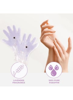 PARAFFIN WAX WORKS Paraffin Wax Works 10-Minute Paraffin Hand Treatment, Relaxing Lavender, Spa and Home Treatment Gloves, One-Pair  - Image 5