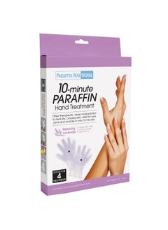 PARAFFIN WAX WORKS Paraffin Wax Works 10-Minute Paraffin Hand Treatment, Relaxing Lavender, Spa and Home Treatment Gloves, One-Pair  - Image 1