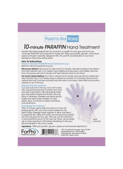 PARAFFIN WAX WORKS Paraffin Wax Works 10-Minute Paraffin Hand Treatment, Relaxing Lavender, Spa and Home Treatment Gloves, One-Pair  - Image 2