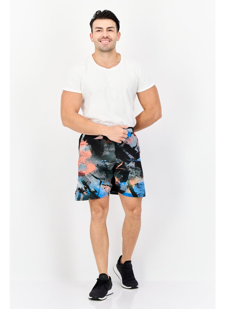 Reebok Men Sportswear Fit Drawstring Training Short, Multicolor  - Image 2