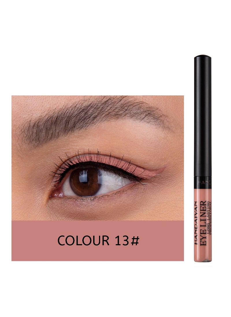 Handaiyan Waterproof Eyeliner color Liquid Liner UV Finish Professional Makeup Long Lasting Quick Smudge Proof Hyper Drying Resistant Stay All Day Waterline Winged Instant Result  - Image 2
