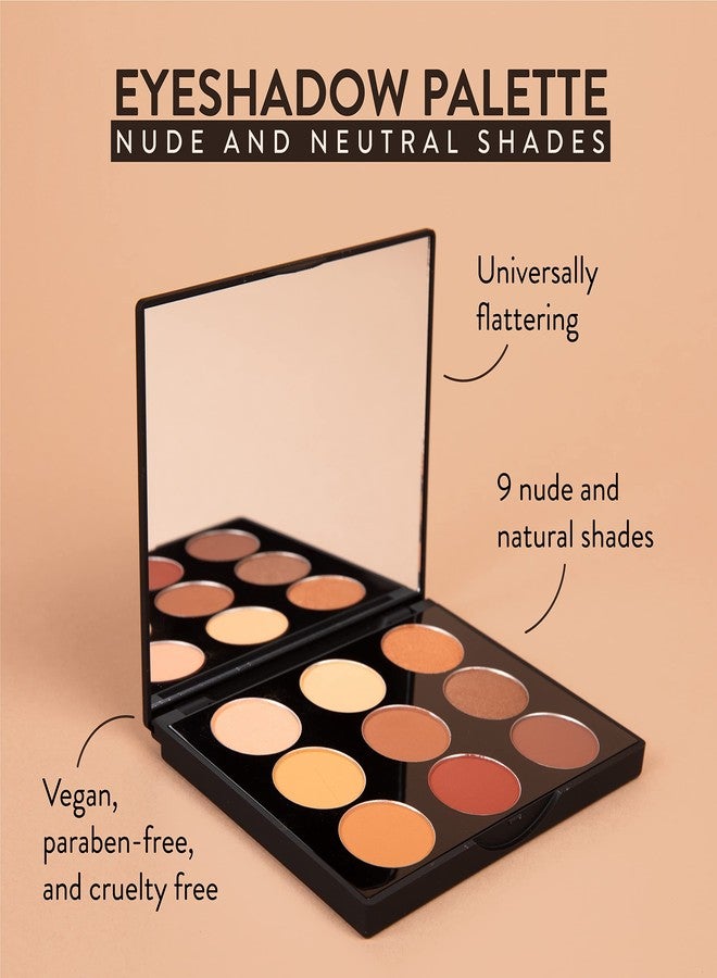 Mented Cosmetics Eyeshadow Palette Nude and Dark Eyeshadows, Vegan, Paraben-Free Cruelty-Free Makeup, Made in USA, Neutral and Dark Glam Eyeshadow, 16.38g/0.58oz, 9 Pan, Everyday - Image 3