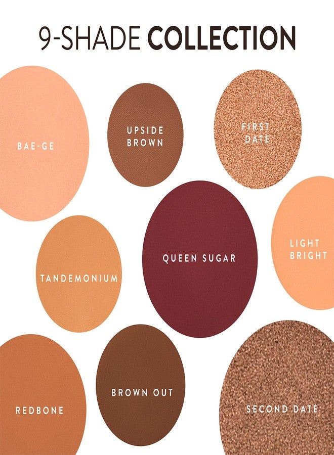 Mented Cosmetics Eyeshadow Palette Nude and Dark Eyeshadows, Vegan, Paraben-Free Cruelty-Free Makeup, Made in USA, Neutral and Dark Glam Eyeshadow, 16.38g/0.58oz, 9 Pan, Everyday - Image 4