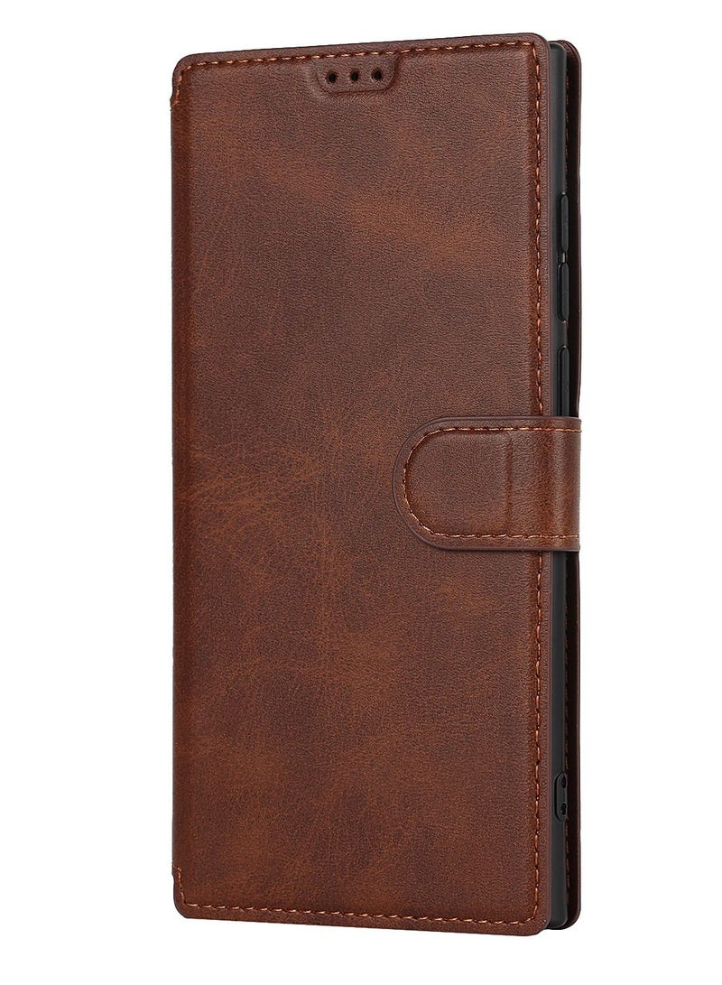 Suteni Flip Cover Leather Protective Case for Samsung Mobile Phone - Image 1