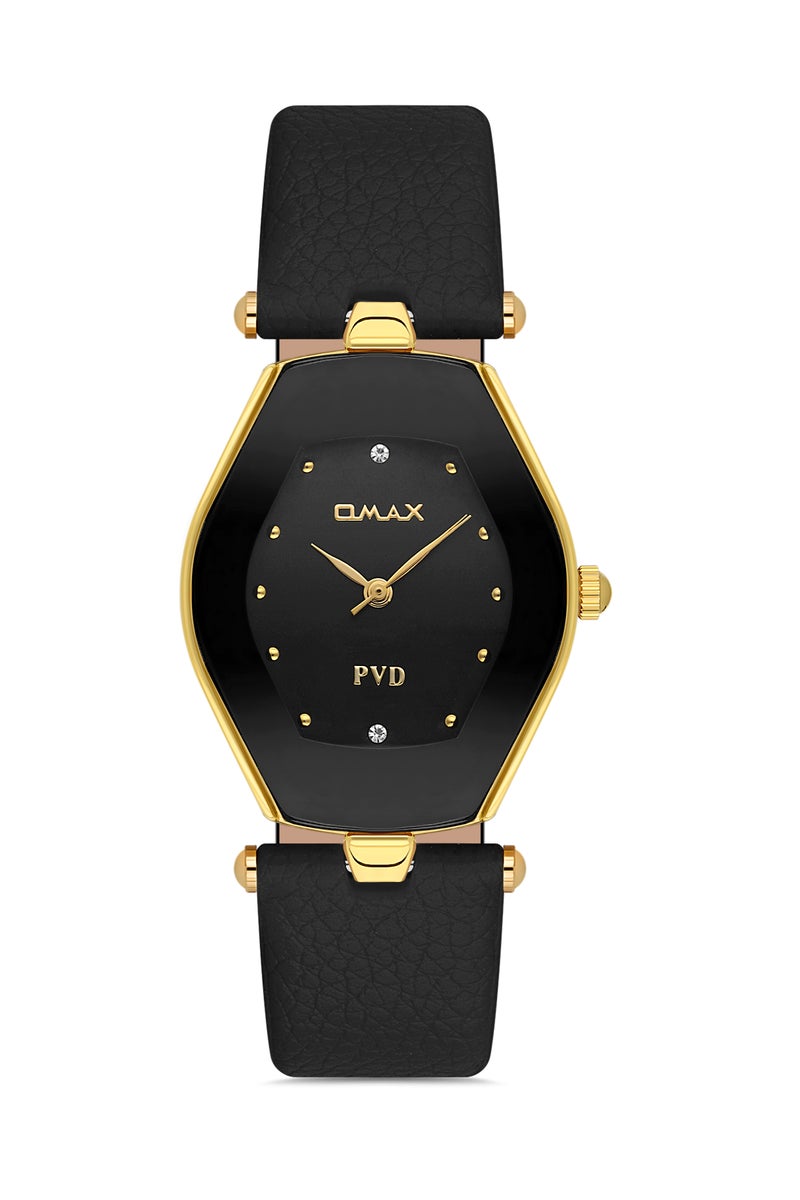 OMAX Women’s Wrist-Watch | Analog | Leather Strap | Elegant Design - Image 1