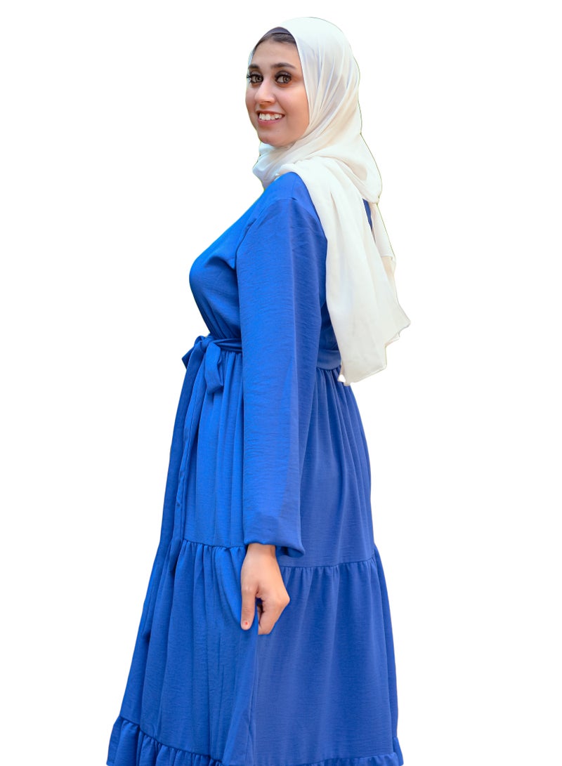 Casual Klosh Lady's  Blue Dress - Image 3