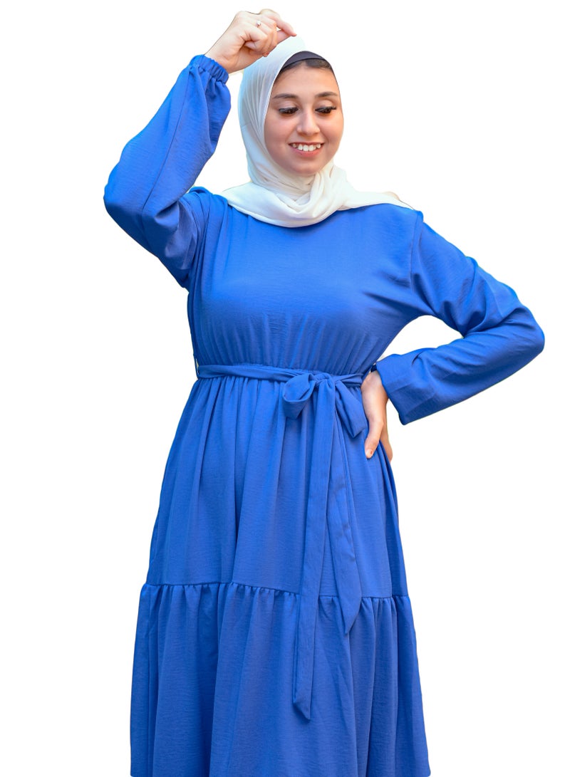 Casual Klosh Lady's  Blue Dress - Image 2