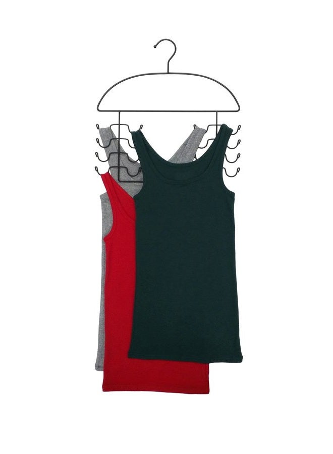 Dr. Organizer Steel Tank Top and Pants Hanger Combo Pack, Multifunctional Space-Saving Closet Organizer, USA Patented – 2 Pack - Image 4